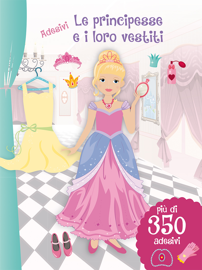 borsa fashion delle principesse. Disney princess. Con adesivi. Ediz.  illustrata